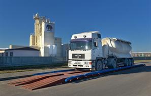 Автомобильные весы на предприятии Caparol